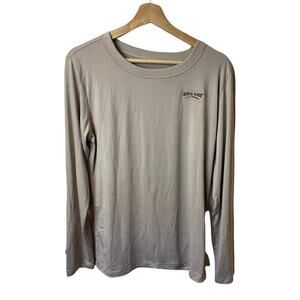 Rustic Ridge Tan Long Sleeve Underlayer Shirt Men's Size L